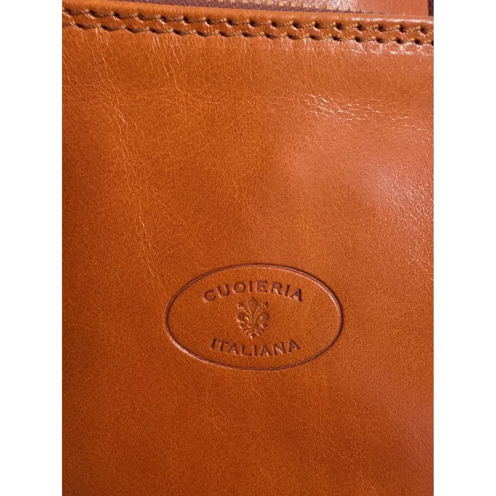 Cuoieria Fiorentina women's brown Tuscan real leather backpack Made in Italy